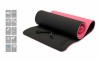 Коврик для йоги 10 мм двухслойный TPE черно-розовый FT-YGM10-TPE-BPNK - магазин СпортДоставка. Спортивные товары интернет магазин в Екатеринбурге 