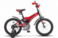 Детский велосипед Stels Jet 16" Z010 черный красный 2022 - магазин СпортДоставка. Спортивные товары интернет магазин в Екатеринбурге 